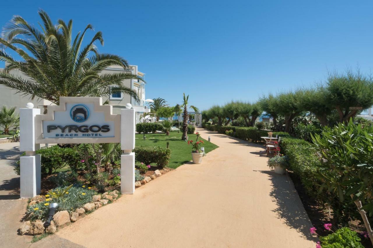Pyrgos Beach Hotel Apartments マリア エクステリア 写真